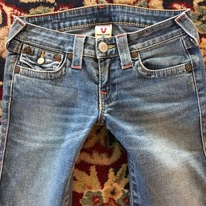 TRUE RELIGION JOEY JEANS 26/33 MINT!